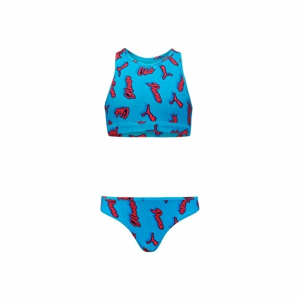 Bikini-Braga Para Niñas Puma Printed Set Añil