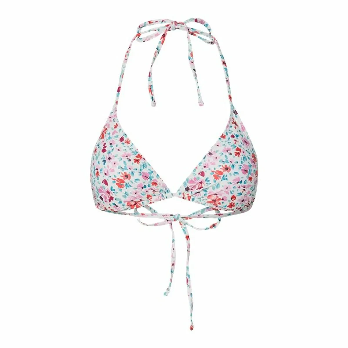Sujetador Pieces Pcbaomi Triangle Blanco Bikini