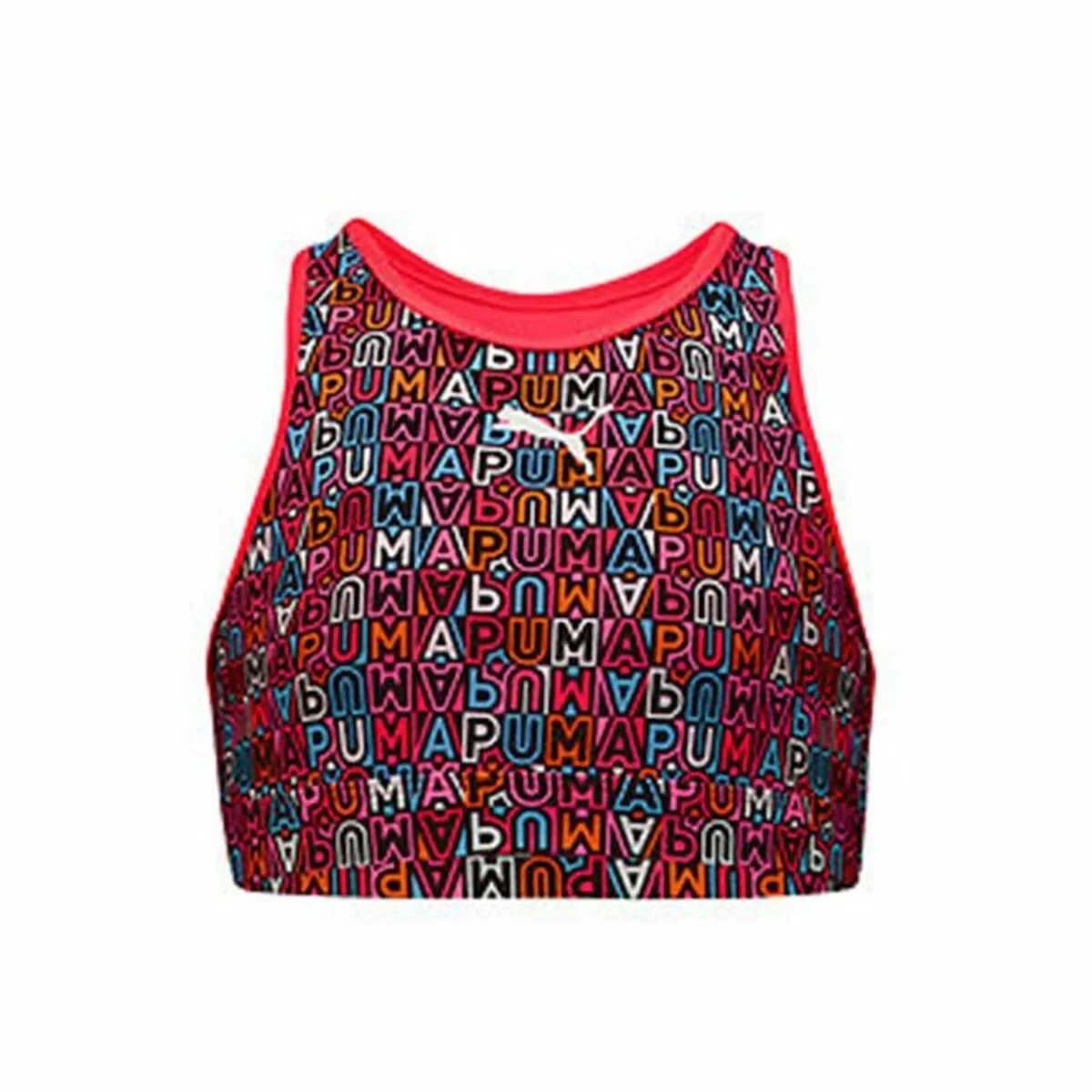Bikini-Braga Para Niñas Puma Printed Set Rojo