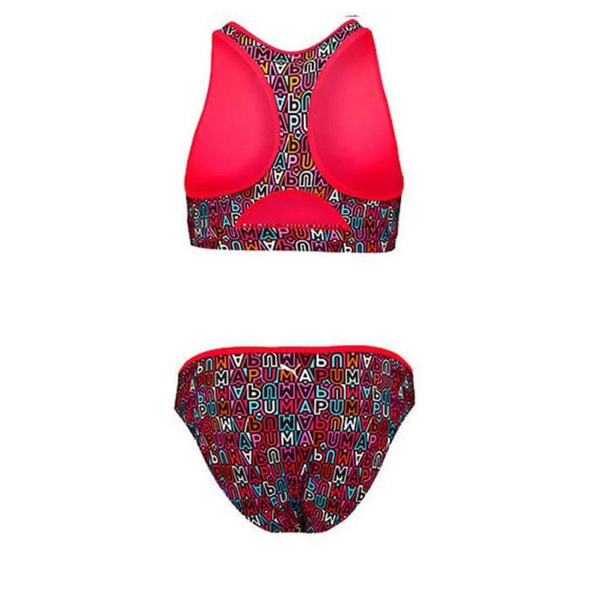 Bikini-Braga Para Niñas Puma Printed Set Rojo