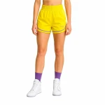 Pantalón Corto Deportivo Black Limba Black Limba Boxwear Mujer Amarillo Mujer Fitness