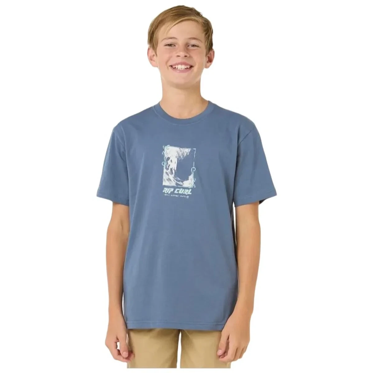 Camiseta de Manga Corta Infantil Rip Curl Raw Energy Frame Tee