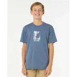 Camiseta de Manga Corta Infantil Rip Curl Raw Energy Frame Tee