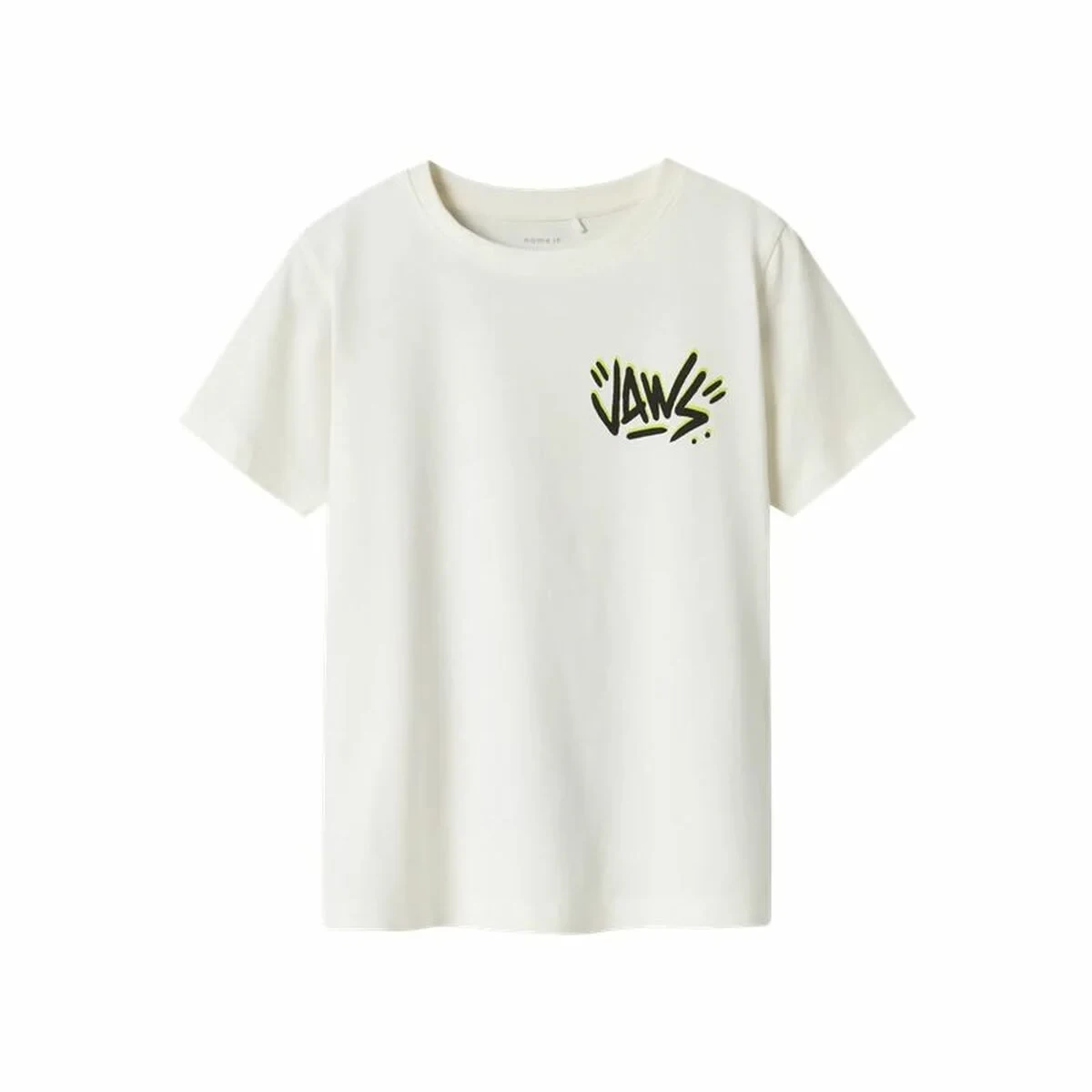 Camiseta de Manga Corta Infantil Name It Nkmmakai Jaws Nreg Box Sky