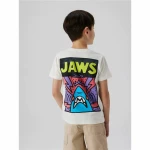Camiseta de Manga Corta Infantil Name It Nkmmakai Jaws Nreg Box Sky
