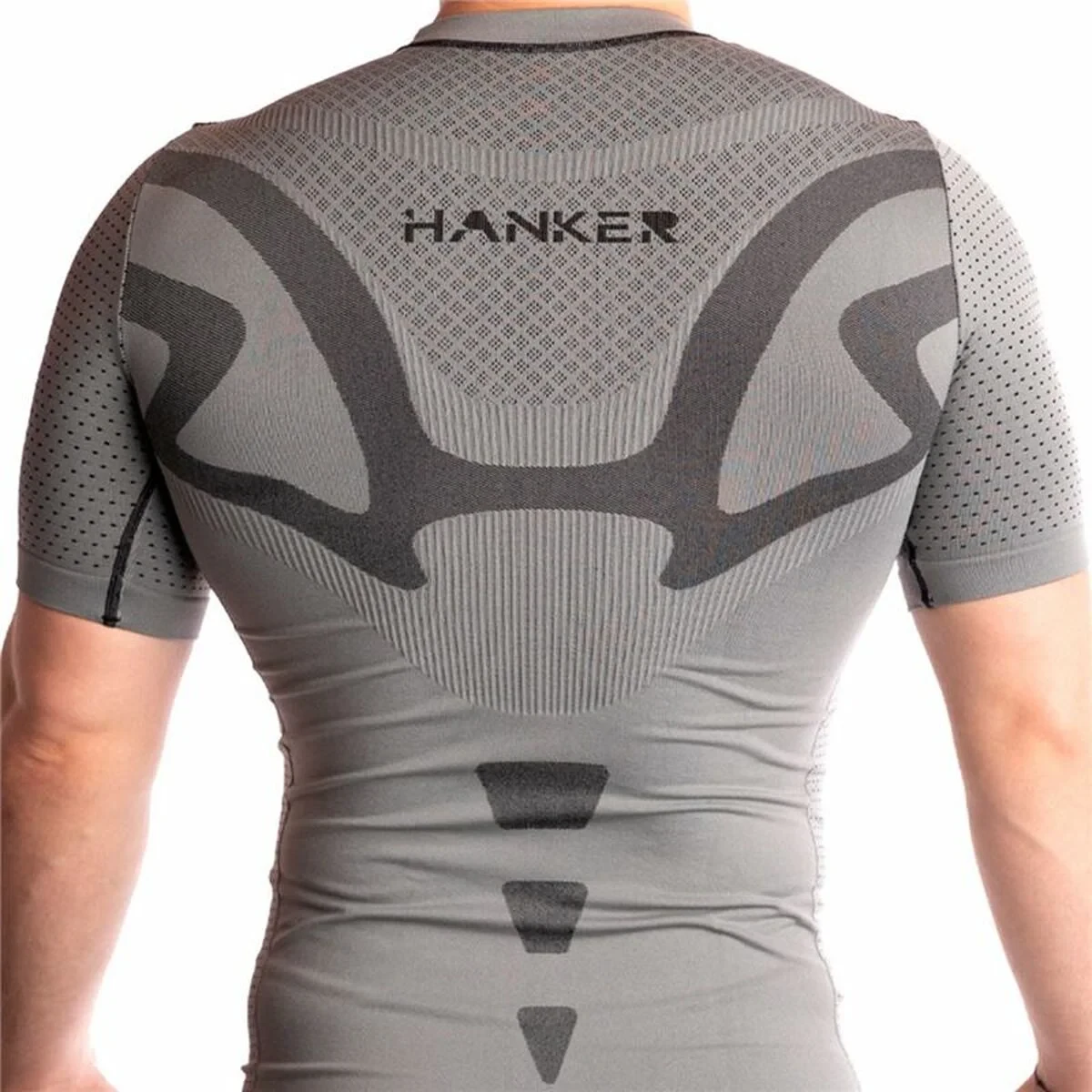 Camiseta de Manga Corta Hombre Hanker Yod Gris