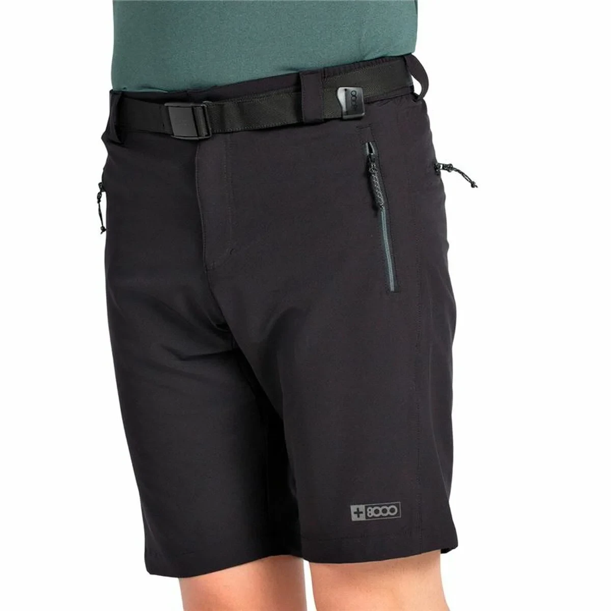 Pantalón Corto Deportivo +8000 Delfino Negro Montaña