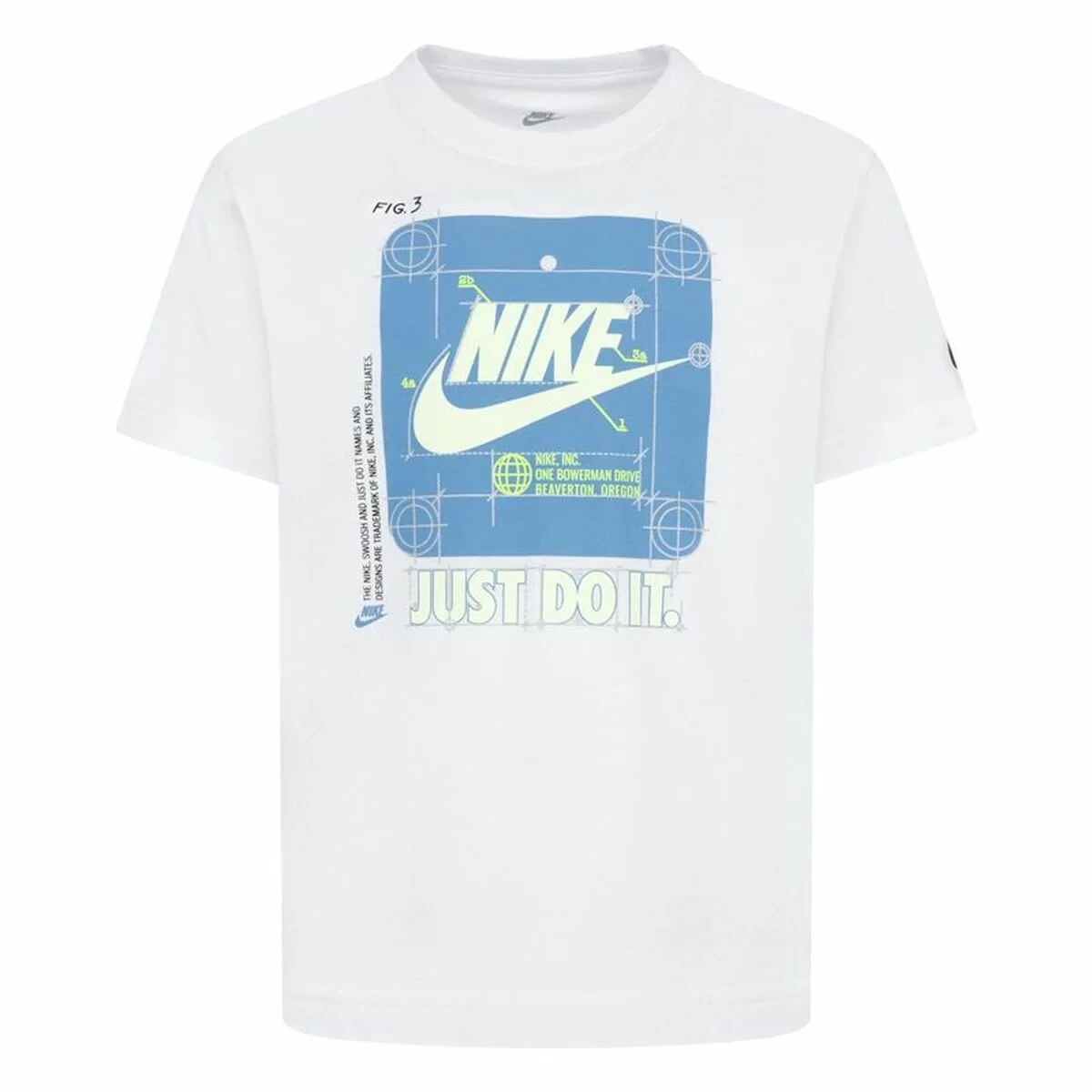 Camiseta de Manga Corta Infantil Nike Future Utility Ss Blanco