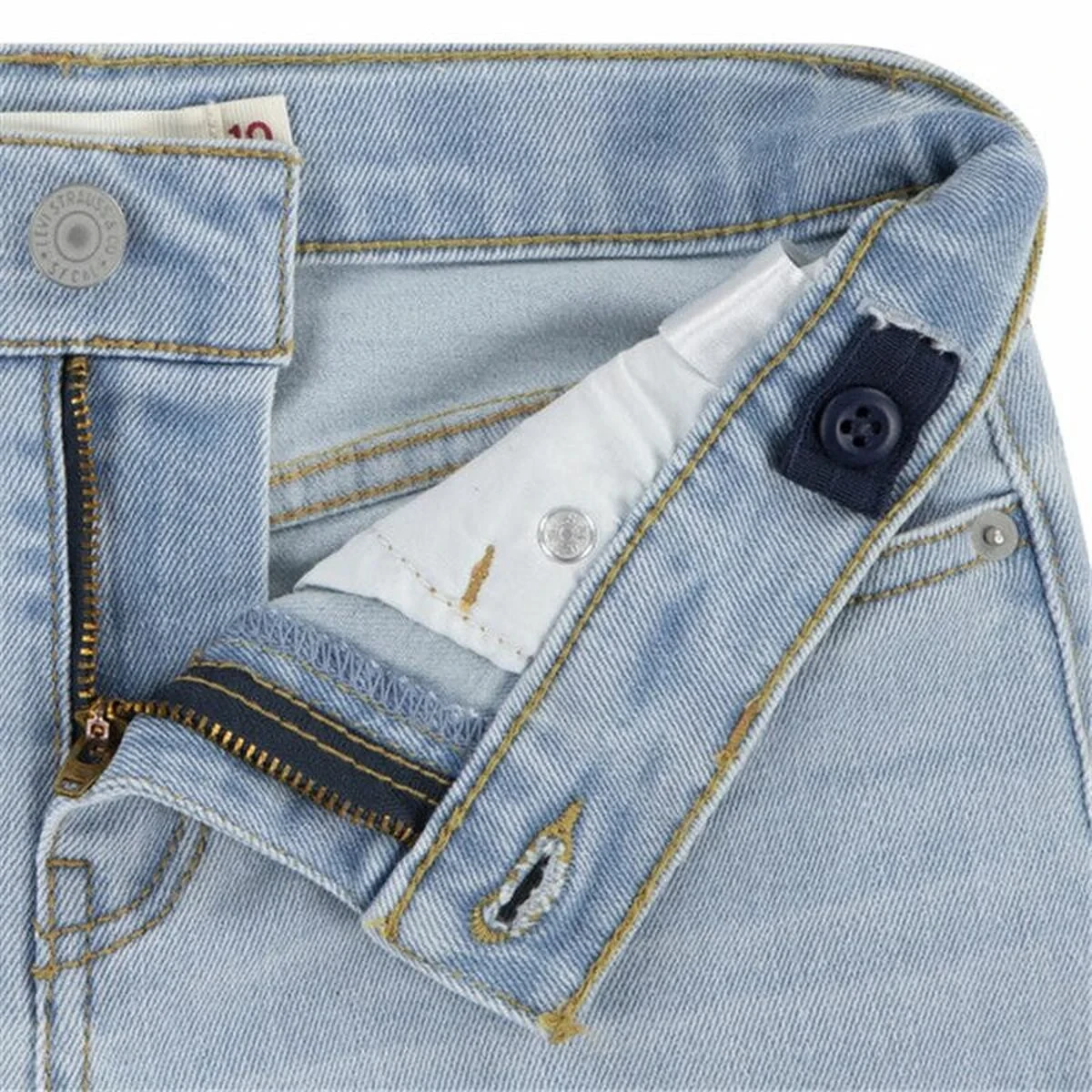 Pantalones Vaqueros Levi's Lvg Girlfriend Azul