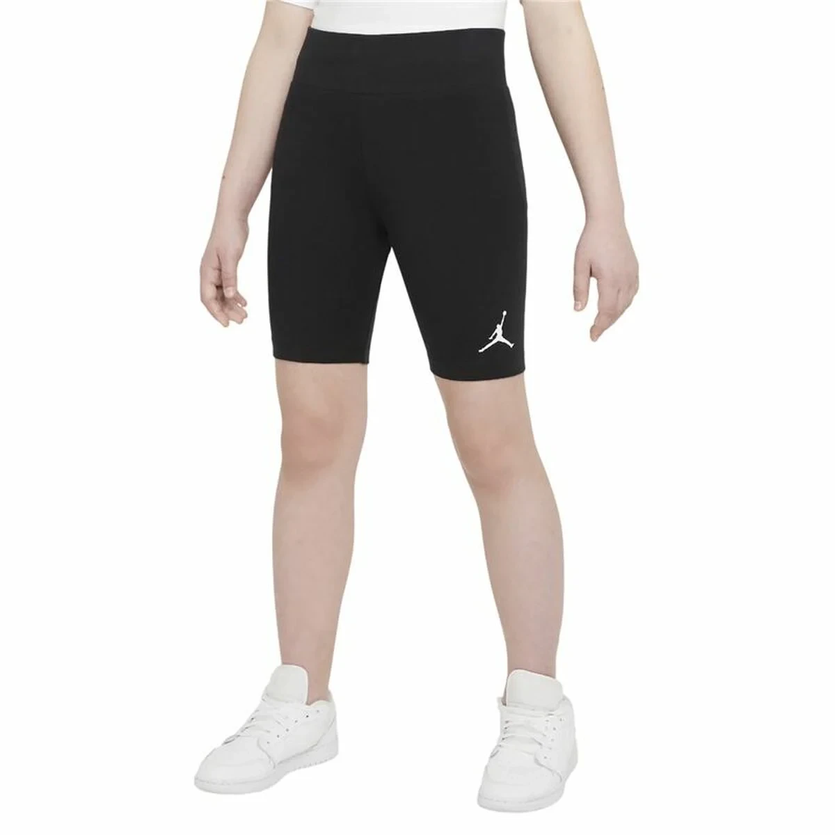 Pantalones Cortos Deportivos para Niños Jordan Essentials Bike Negro