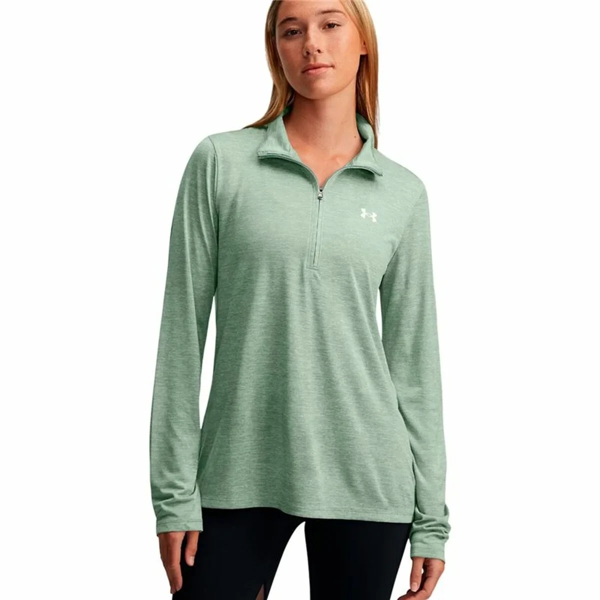Camiseta de Manga Larga de Mujer Under Armour Tech 1/2 Zip