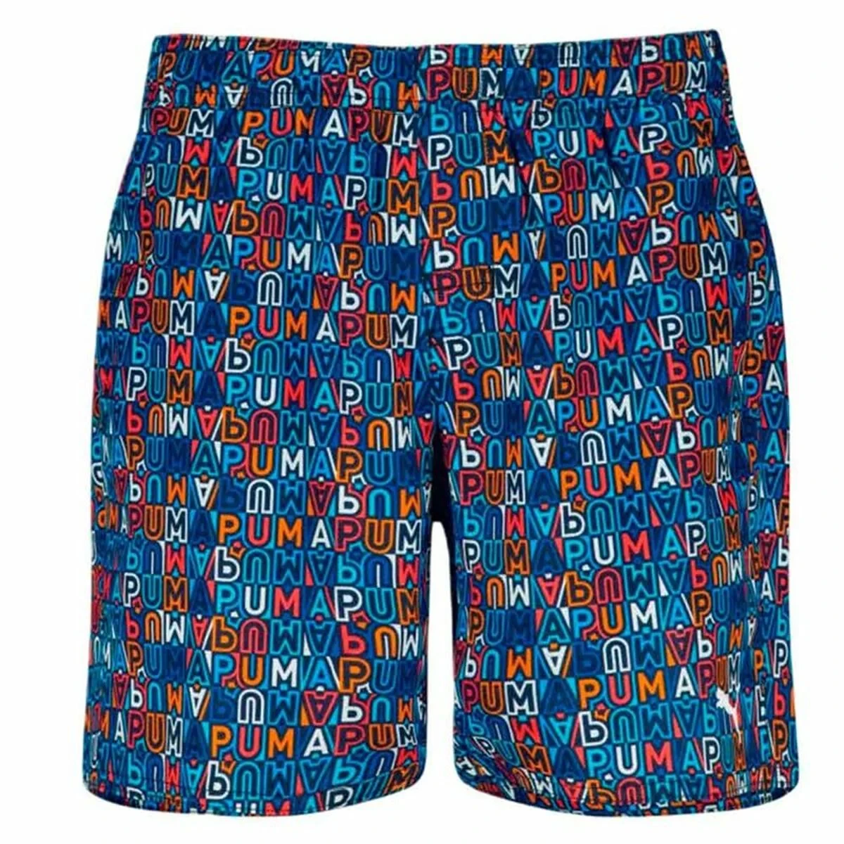 Bañador Niño Puma Printed Mid Shorts 1P Azul