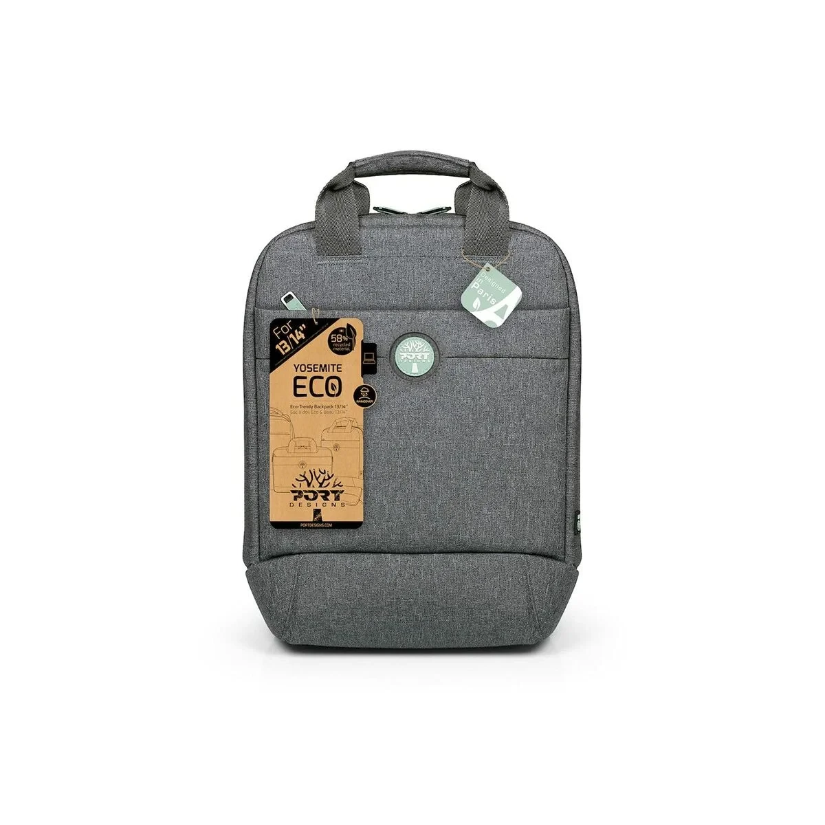 Mochila para Portátil Port Designs YOSEMITE Eco Gris