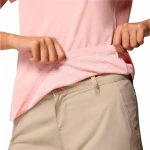 Camiseta Deportiva de Manga Corta Columbia Zero Rules™ Light Ss Rosa