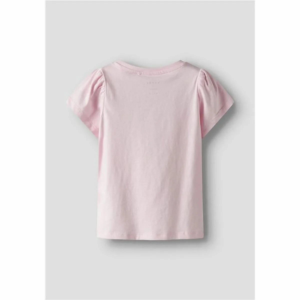 Camiseta de Manga Corta Infantil Name It Nmfvibeke Capsl Ballerina Rosa