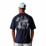 Camiseta de Manga Corta Hombre New Era New Era Mlb Floral Grphc Os Neyyan Azul marino