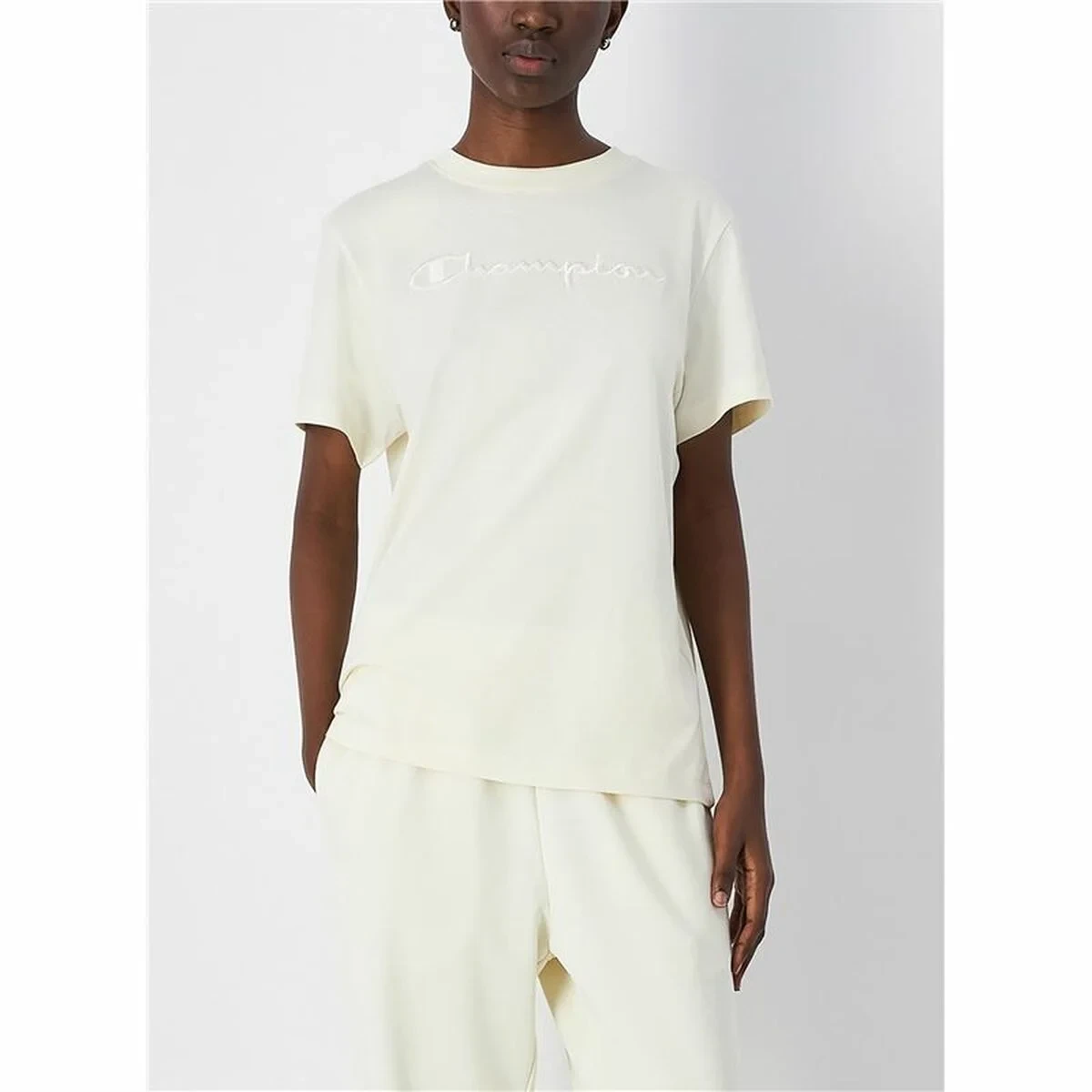 Camiseta de Manga Corta Mujer Champion Crewneck