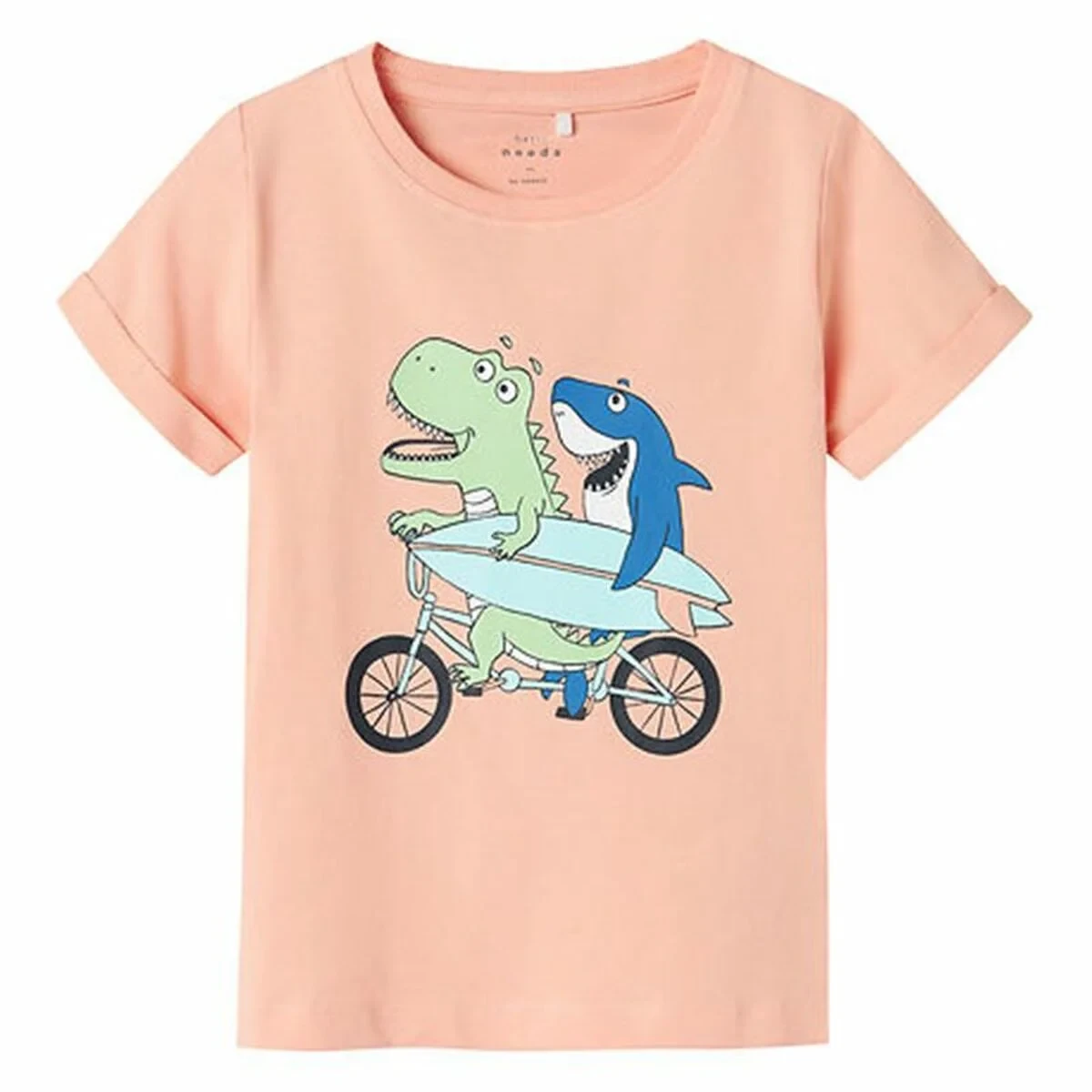 Camiseta de Manga Corta Infantil Name It Nmmvux