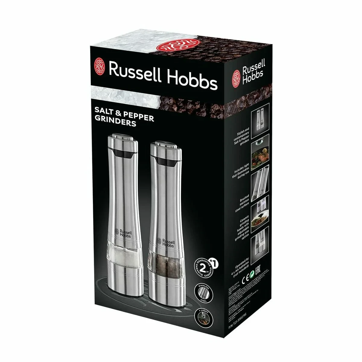 Molinillo para Especias Russell Hobbs 23460-56 Plateado (2 Unidades)