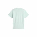 Camiseta de Manga Corta Mujer Vans Left Chest Logo Em Hint Of Mint Aguamarina