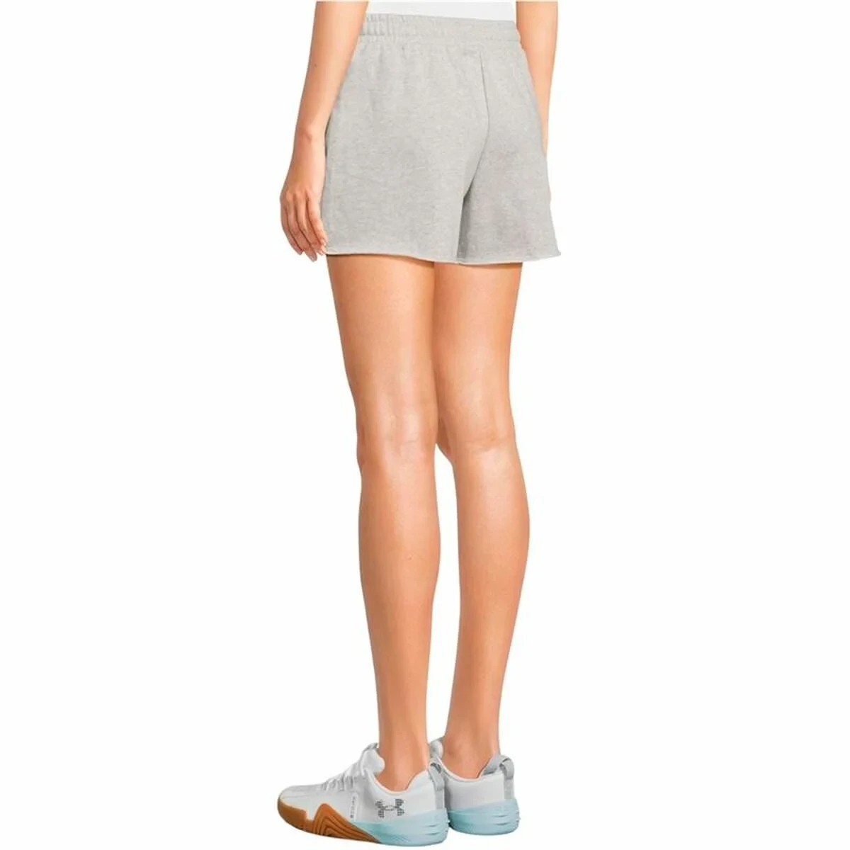 Pantalones Cortos de Mujer Under Armour Rival Terry Short Gris
