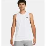 Camiseta para Hombre sin Mangas Under Armour Tech Tank Blanco