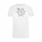 Camiseta Deportiva de Manga Corta Joluvi Wood Blanco