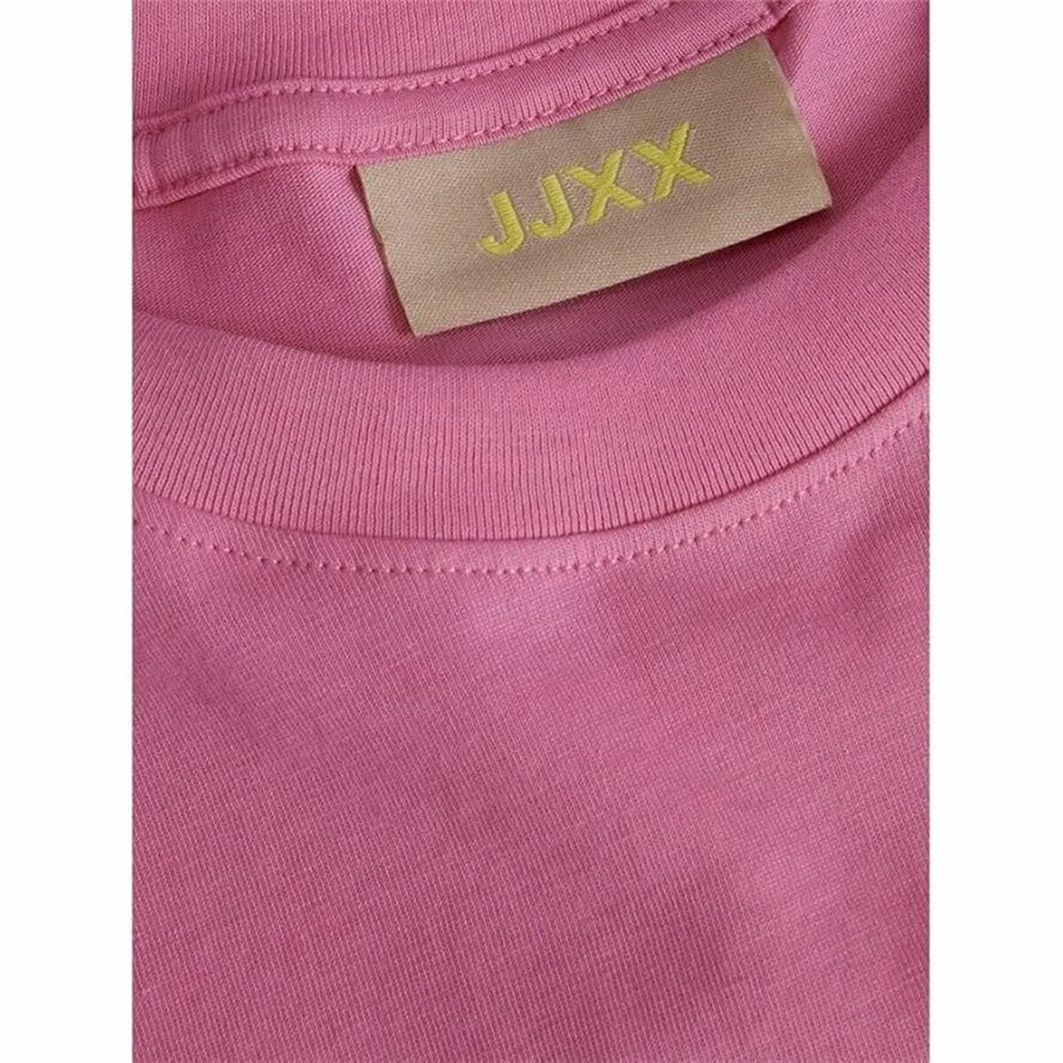 Camiseta de Manga Corta Mujer Jack & Jones Jxamy Reg Rosa
