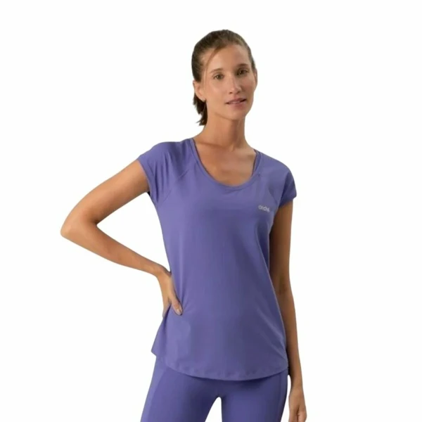 Camiseta de Manga Corta Mujer Ditchil Ease Morado