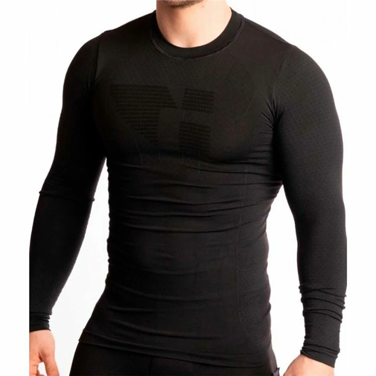 Camiseta Térmica para Hombre Hanker Dadpa Negro