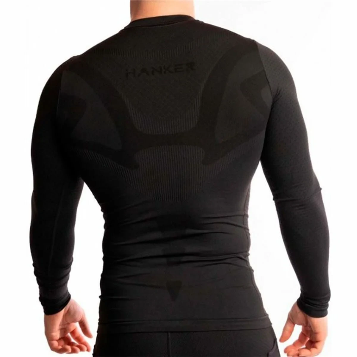 Camiseta Térmica para Hombre Hanker Dadpa Negro