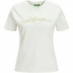 Camiseta de Manga Corta Mujer Jack & Jones Jxamy Reg Beige