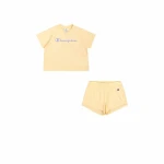 Conjunto Deportivo para Niños Champion Beige