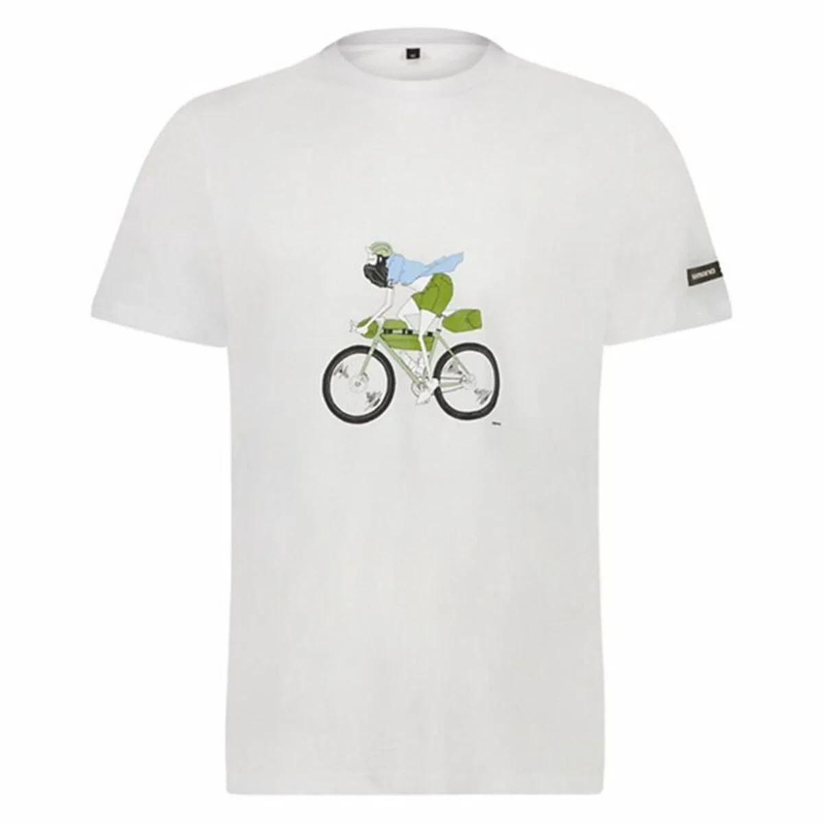 Camiseta de Manga Corta Hombre Shimano Sentiero Ltd Blanco
