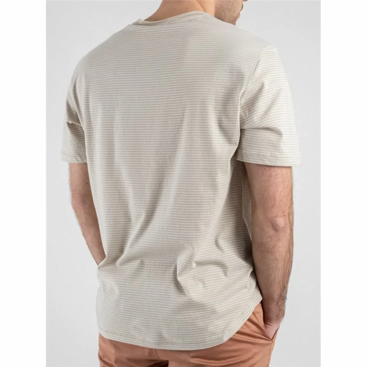 Camiseta de Manga Corta Hombre Only & Sons Onsbale Reg Ss Beige