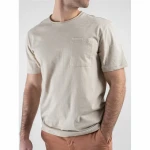 Camiseta de Manga Corta Hombre Only & Sons Onsbale Reg Ss Beige