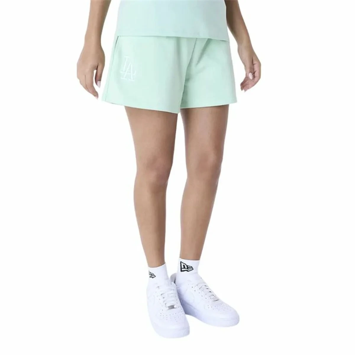 Pantalones Cortos de Mujer New Era LA Dodgers MLB League Aguamarina