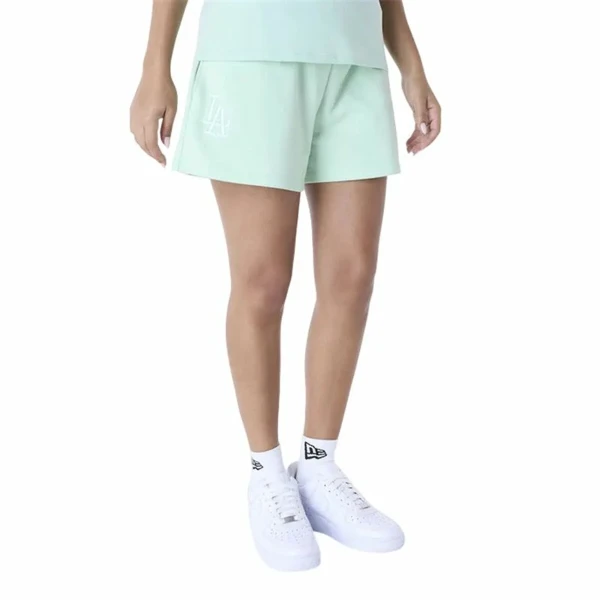 Pantalones Cortos de Mujer New Era LA Dodgers MLB League Aguamarina