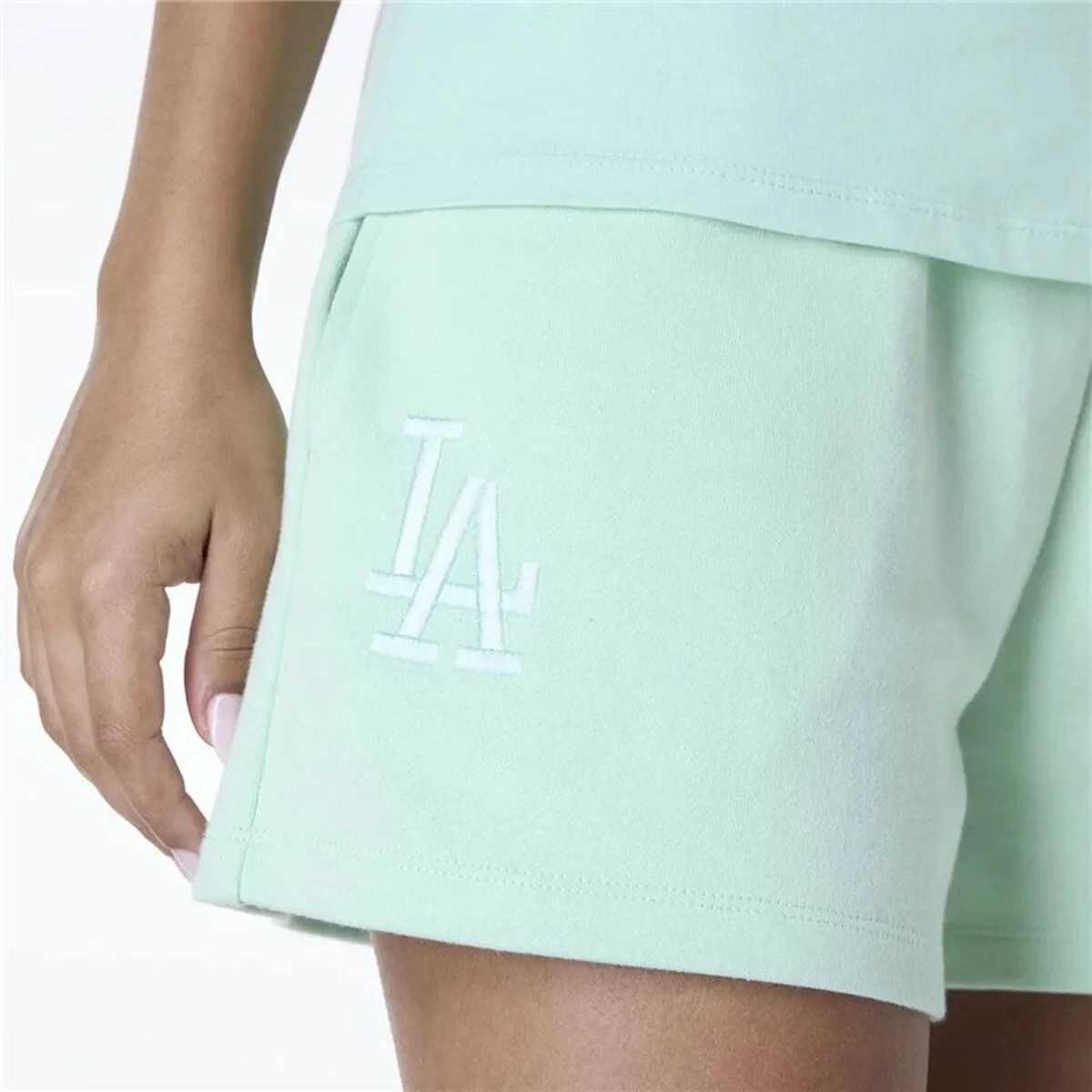 Pantalones Cortos de Mujer New Era LA Dodgers MLB League Aguamarina