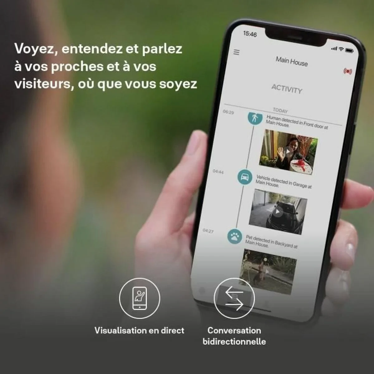 Cámara de vigilancia simulada Yale SV-OC-1A-W