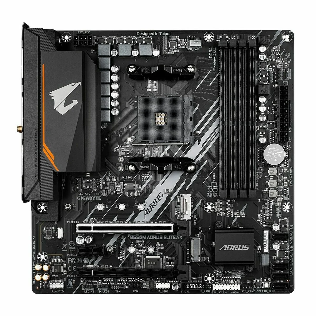 Placa Base Gigabyte AMD B550 AMD AMD AM4