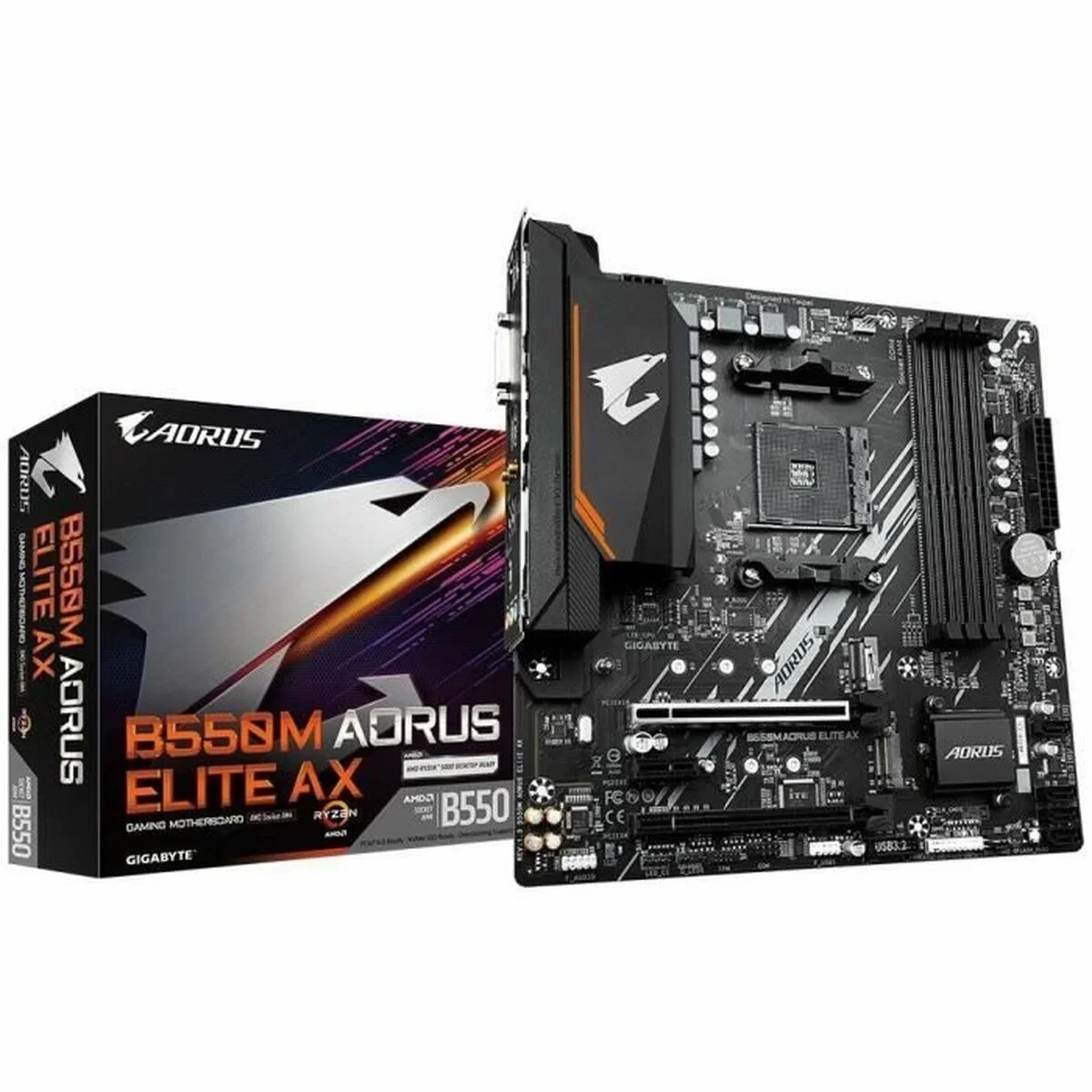 Placa Base Gigabyte AMD B550 AMD AMD AM4