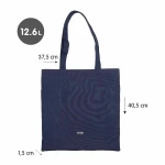 Bolsa de tela Milan Azul marino 41 x 38 x 0,5 cm