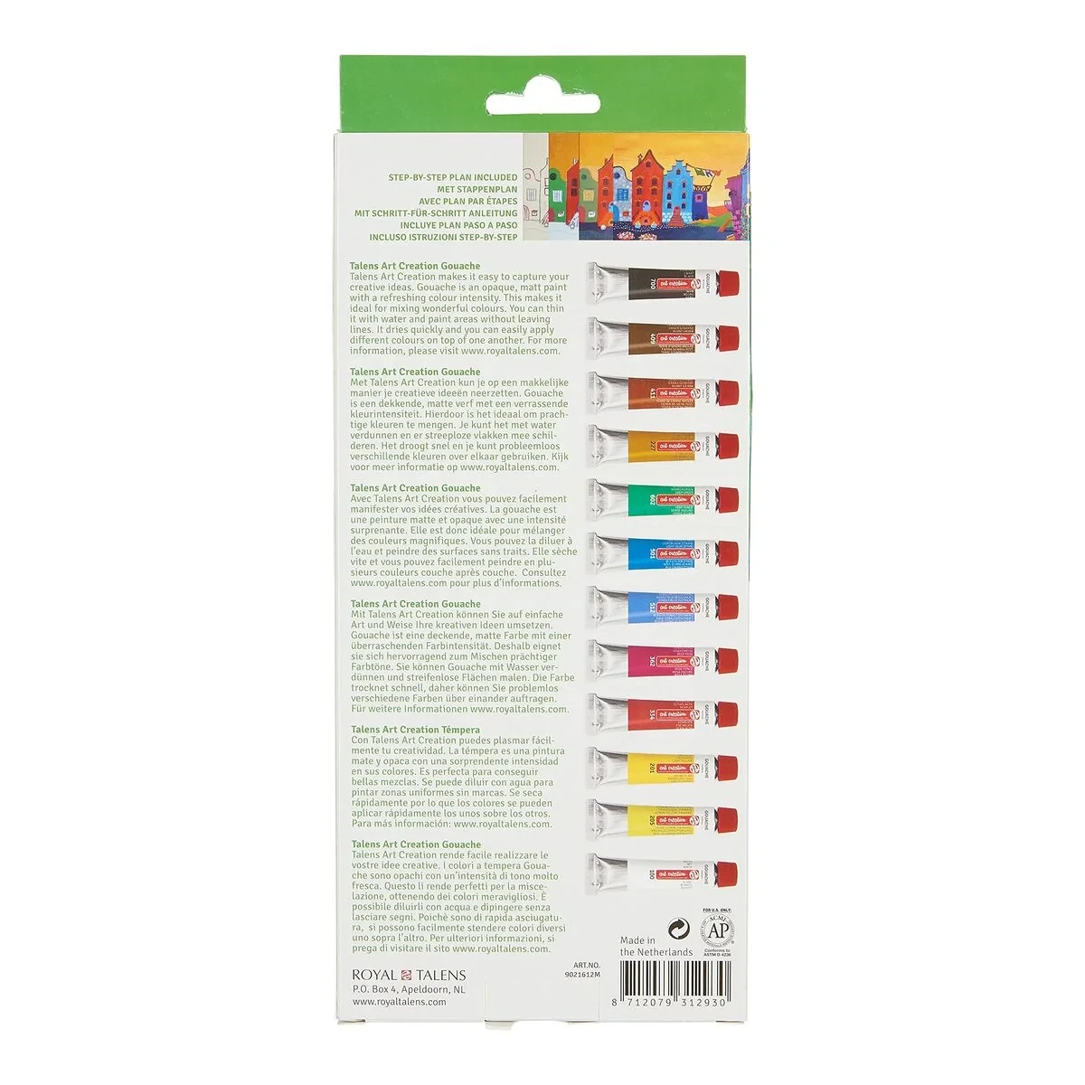 Pintura Talens Art Creation Multicolor 12 ml 12 Piezas