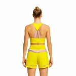 Top Deportivo de Mujer Black Limba Amarillo Fitness