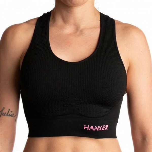 Top Deportivo de Mujer Hanker Cane  Negro Running
