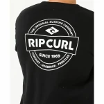 Sudadera sin Capucha Hombre Rip Curl Stapler Crew Negro