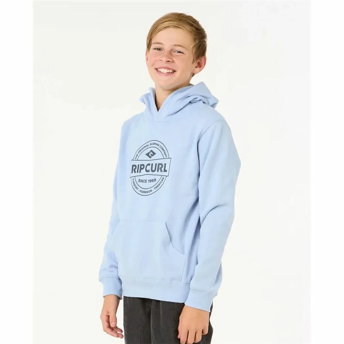 Sudadera con Capucha Niño Rip Curl Stapler Hood Azul