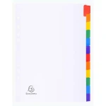 Separadores Exacompta Blanco A4 (20 Unidades)