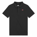 Polo de Manga Corta Niño Levi's Lvb Back Neck Tape Negro